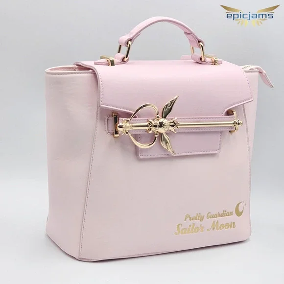 Pretty Guardian Sailor Moon Kaleido Moon Scope Pink Gold Crossbody Bag Purse New - Picture 2 of 5